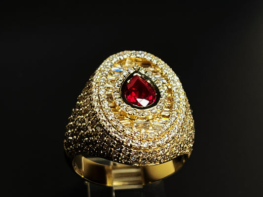 The Crimson Crest Ring